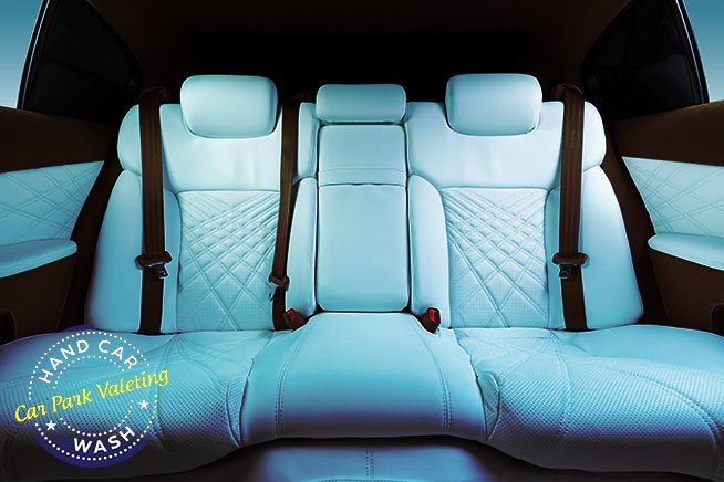 image of luxury white car seats for how to get makeup off leather seats article