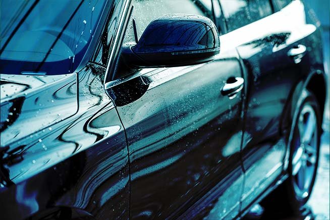 Close-up of a car after the washing on are hand car washes bad for your car for cpv watford