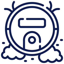 gentle on surfaces vehicle steam cleaning icon